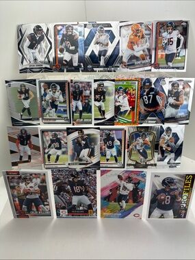 Caleb Williams Bears lot of 22 w/ Loveland & Burden Rookies Johnson/Kmet/Odunze